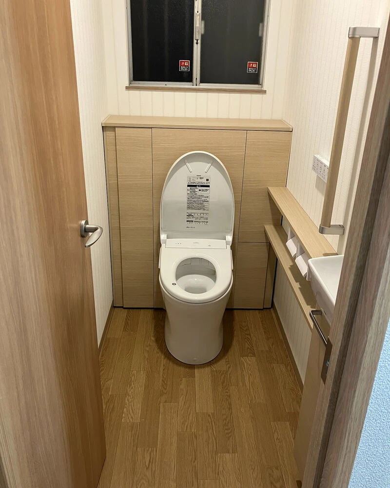 TOTO レストパルL型まるごと収納を設置✨