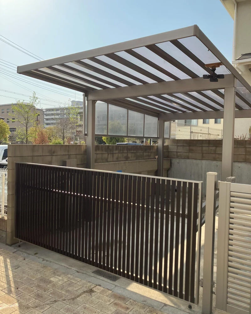 電動オーバーゲート工事